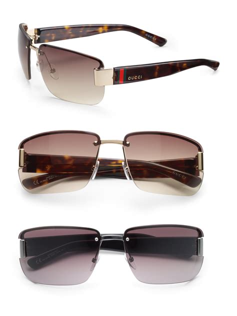 cheap gucci sunglasses for men|Gucci rimless sunglasses men's.